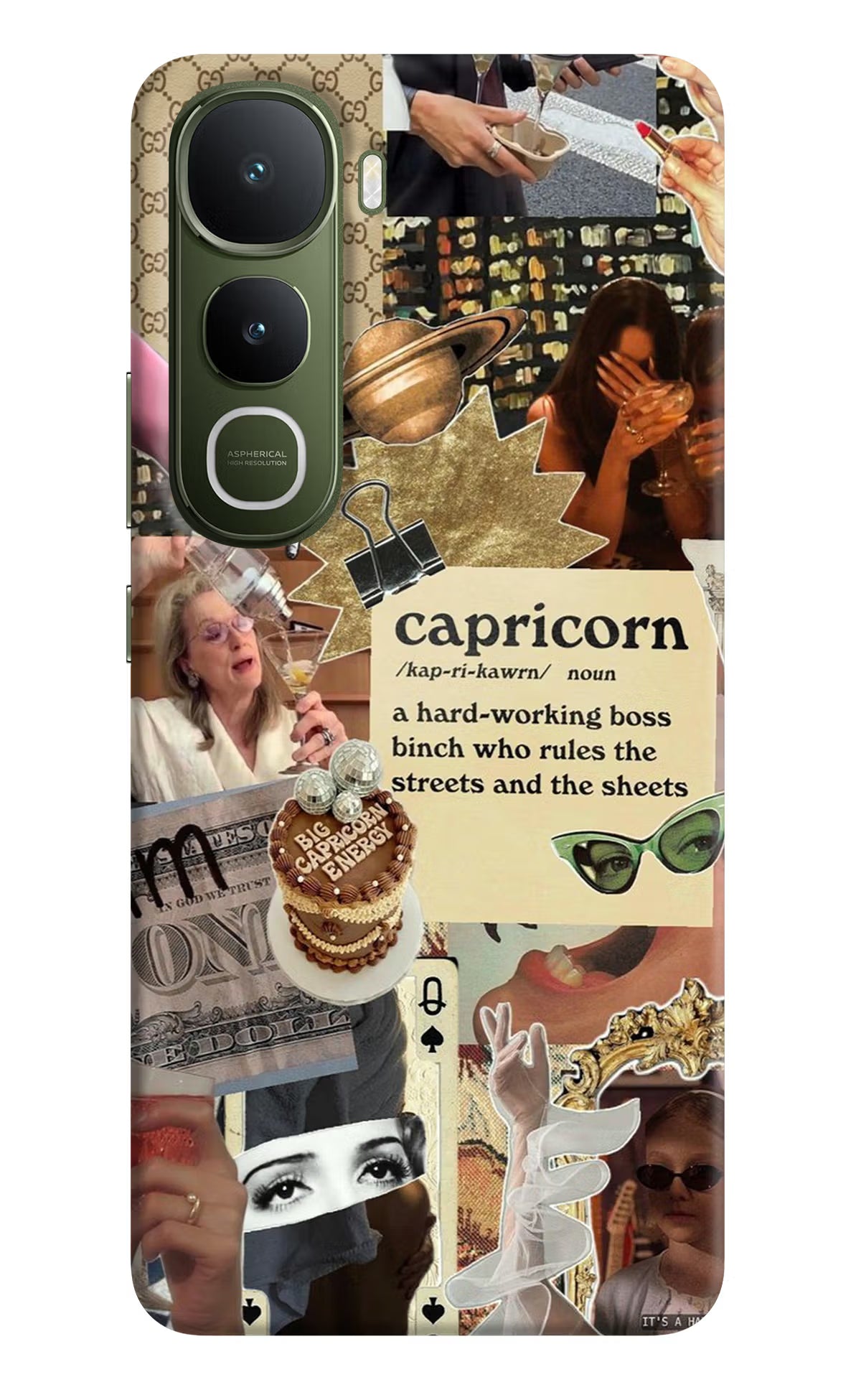 Capricorn Zodiac Vivo Y400 5G Back Cover