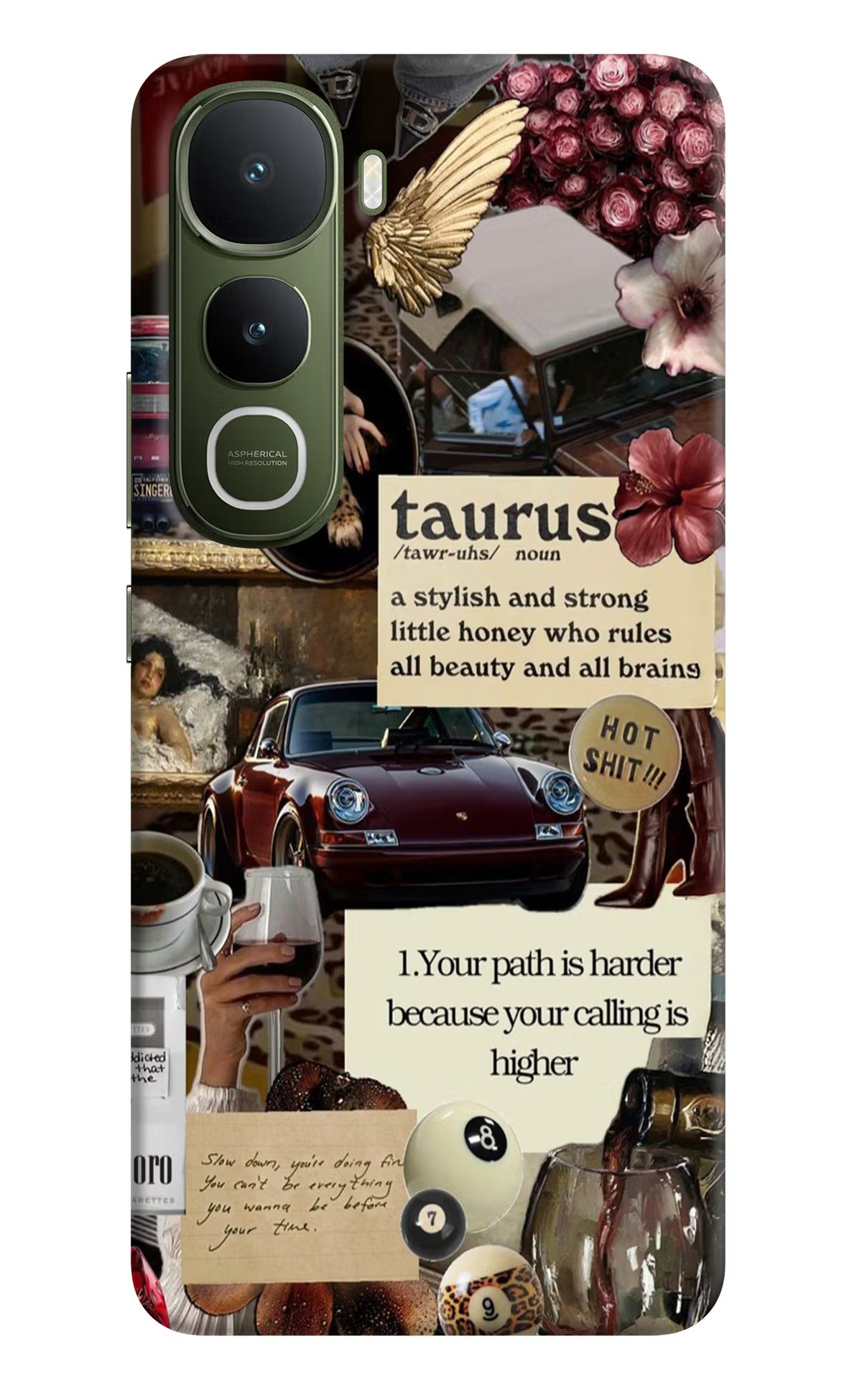 Taurus Zodiac Vivo Y400 5G Back Cover