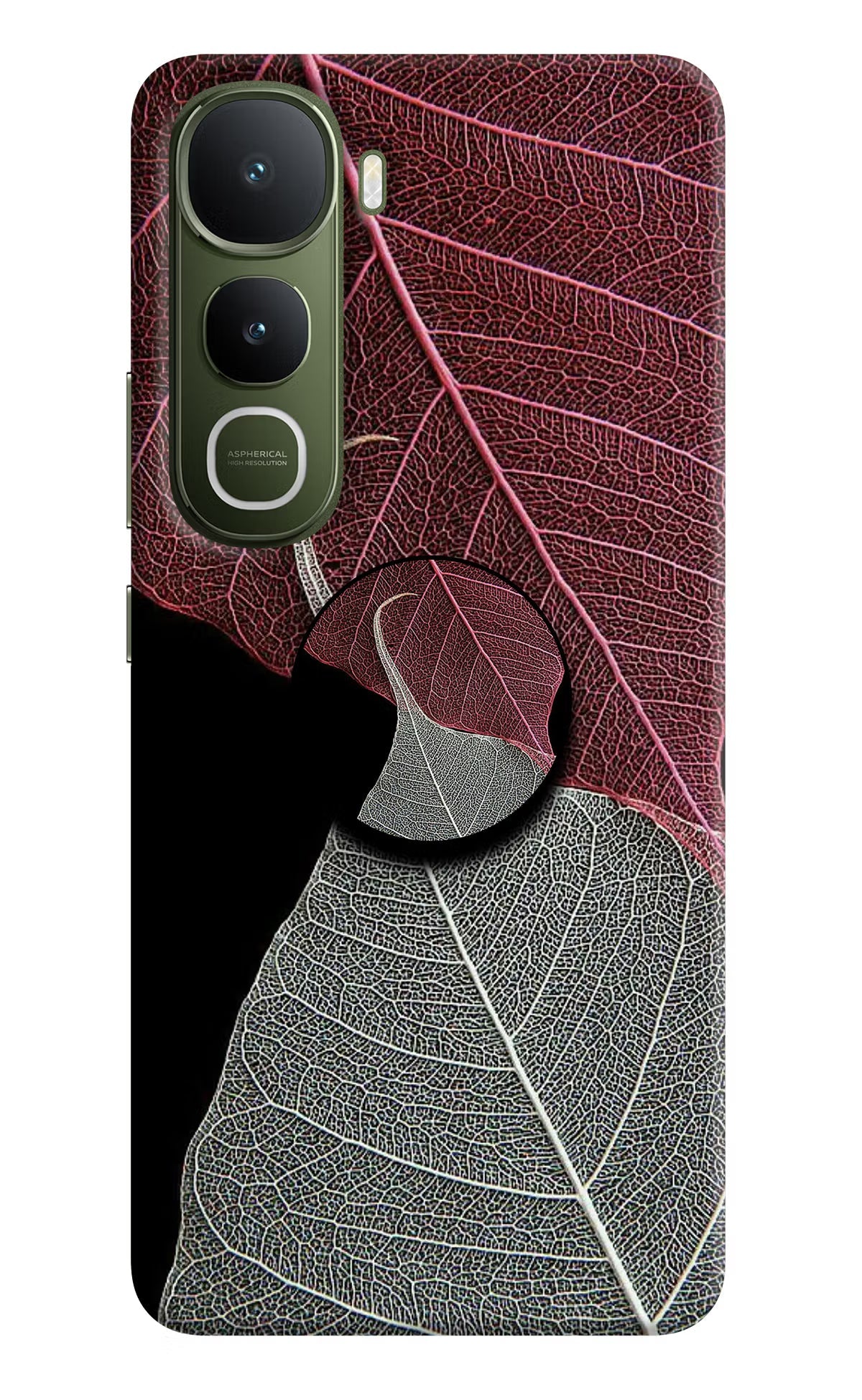 Leaf Pattern Vivo Y400 5G Pop Case