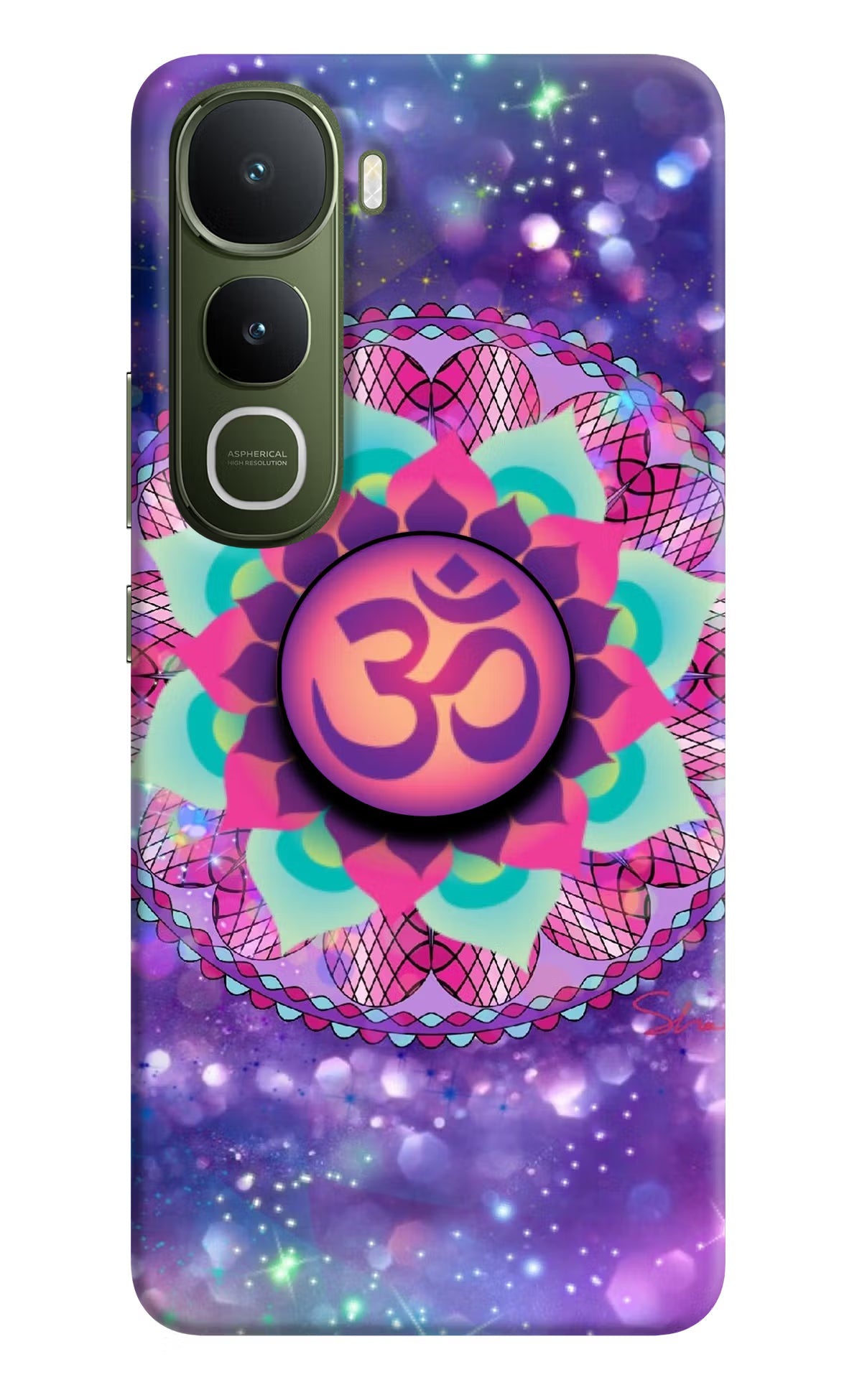 Om Purple Vivo Y400 5G Pop Case