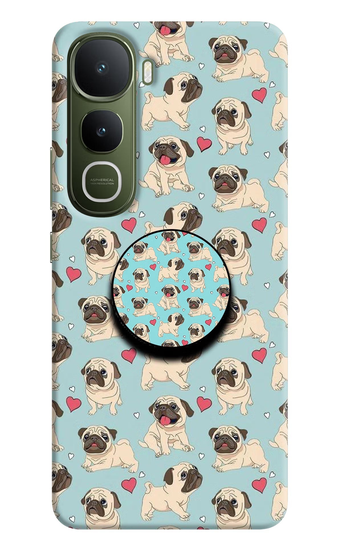 Pug Dog Vivo Y400 5G Pop Case