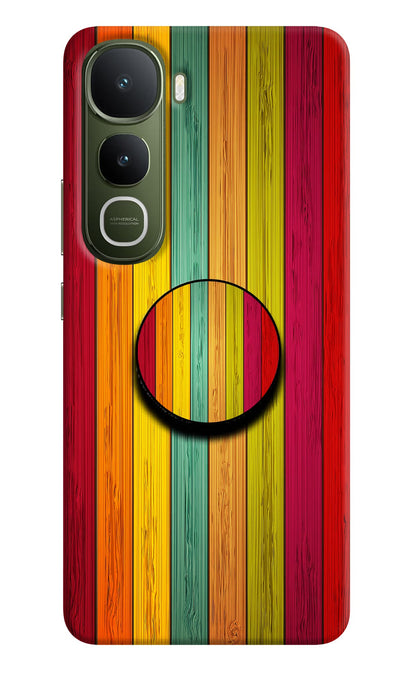 Multicolor Wooden Vivo Y400 5G Pop Case