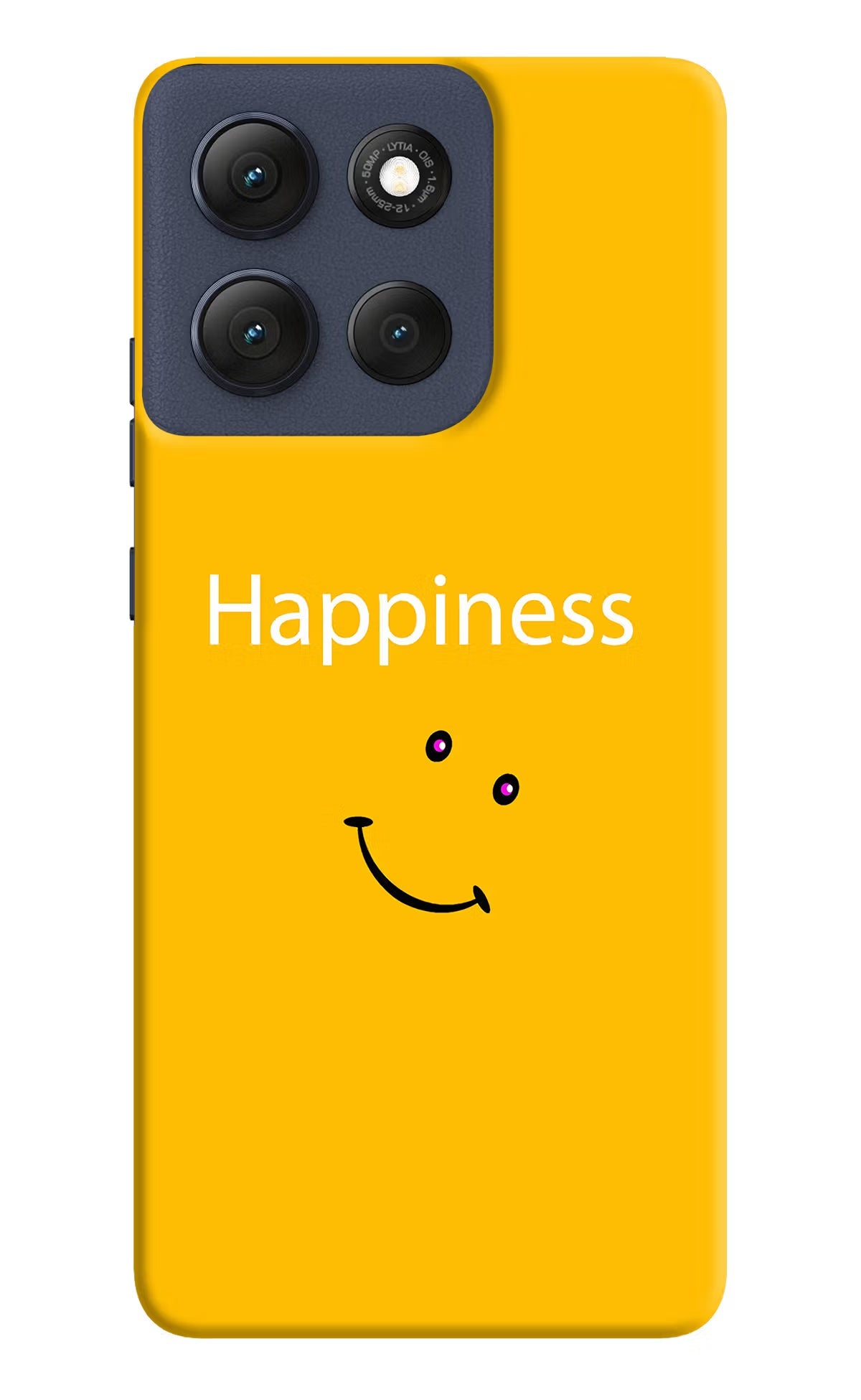 Happiness With Smiley Moto G86 Power Back Cover