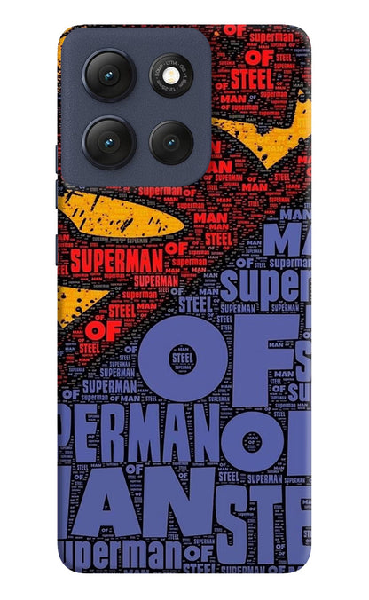 Superman Moto G86 Power Back Cover