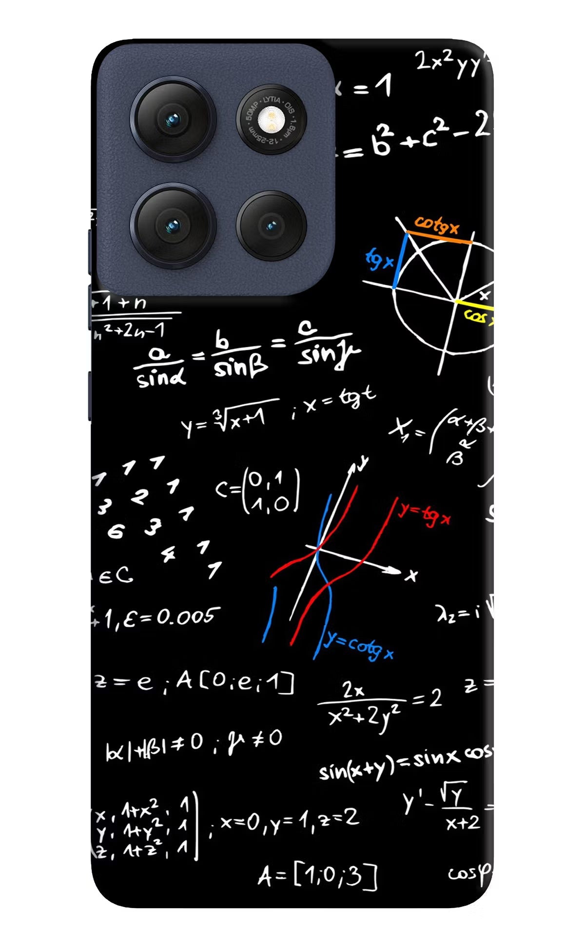 Mathematics Formula Moto G86 Power Back Cover