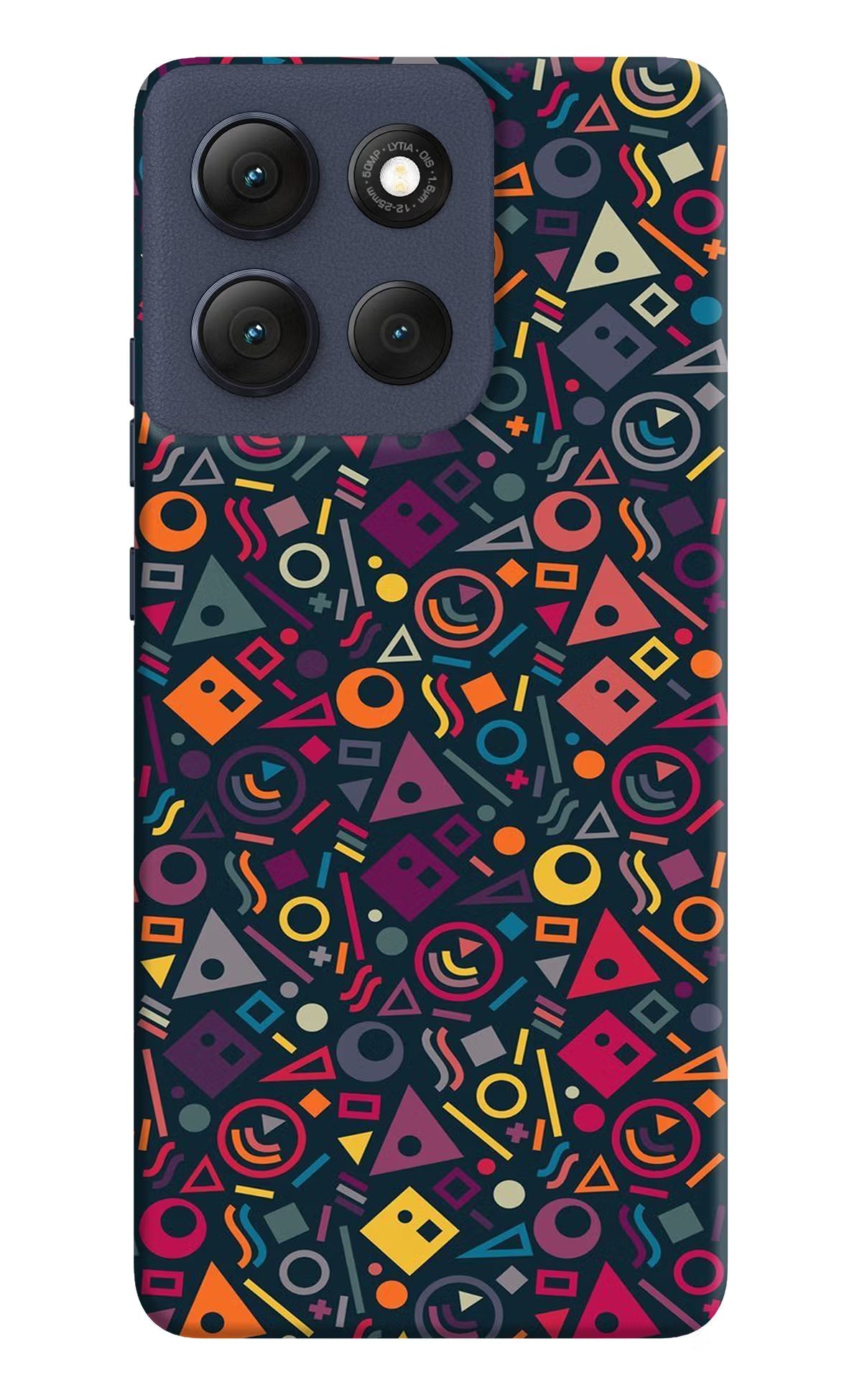 Geometric Abstract Moto G86 Power Back Cover