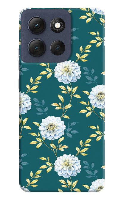 Flowers Moto G86 Power Back Cover
