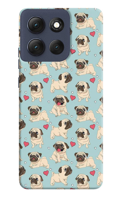 Pug Dog Moto G86 Power Back Cover