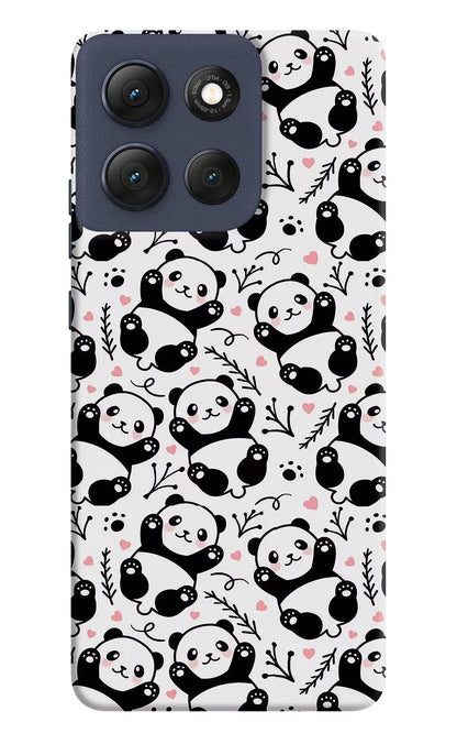 Cute Panda Moto G86 Power Back Cover