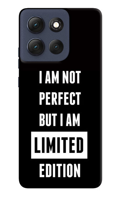 I Am Not Perfect But I Am Limited Edition Moto G86 Power Back Cover