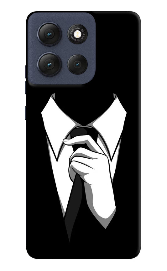Black Tie Moto G86 Power Back Cover