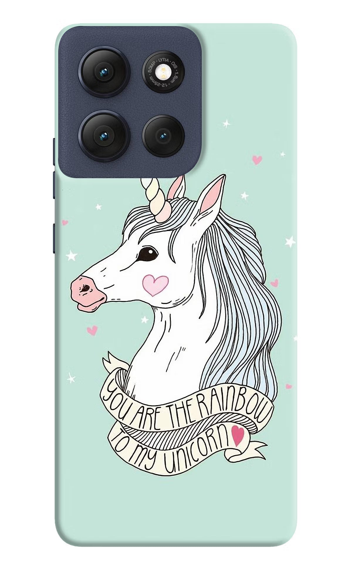 Unicorn Wallpaper Moto G86 Power Back Cover