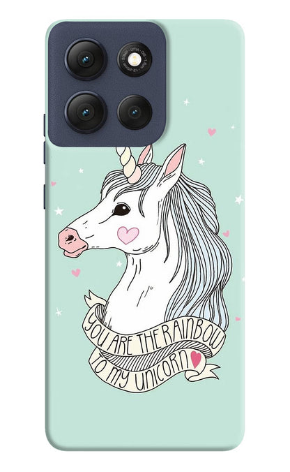 Unicorn Wallpaper Moto G86 Power Back Cover