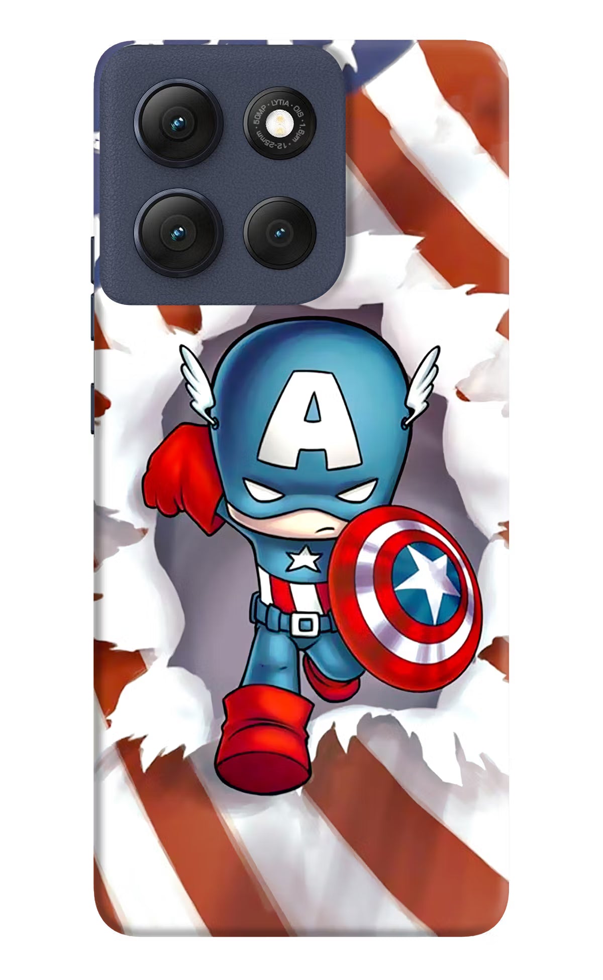 Captain America Moto G86 Power Back Cover