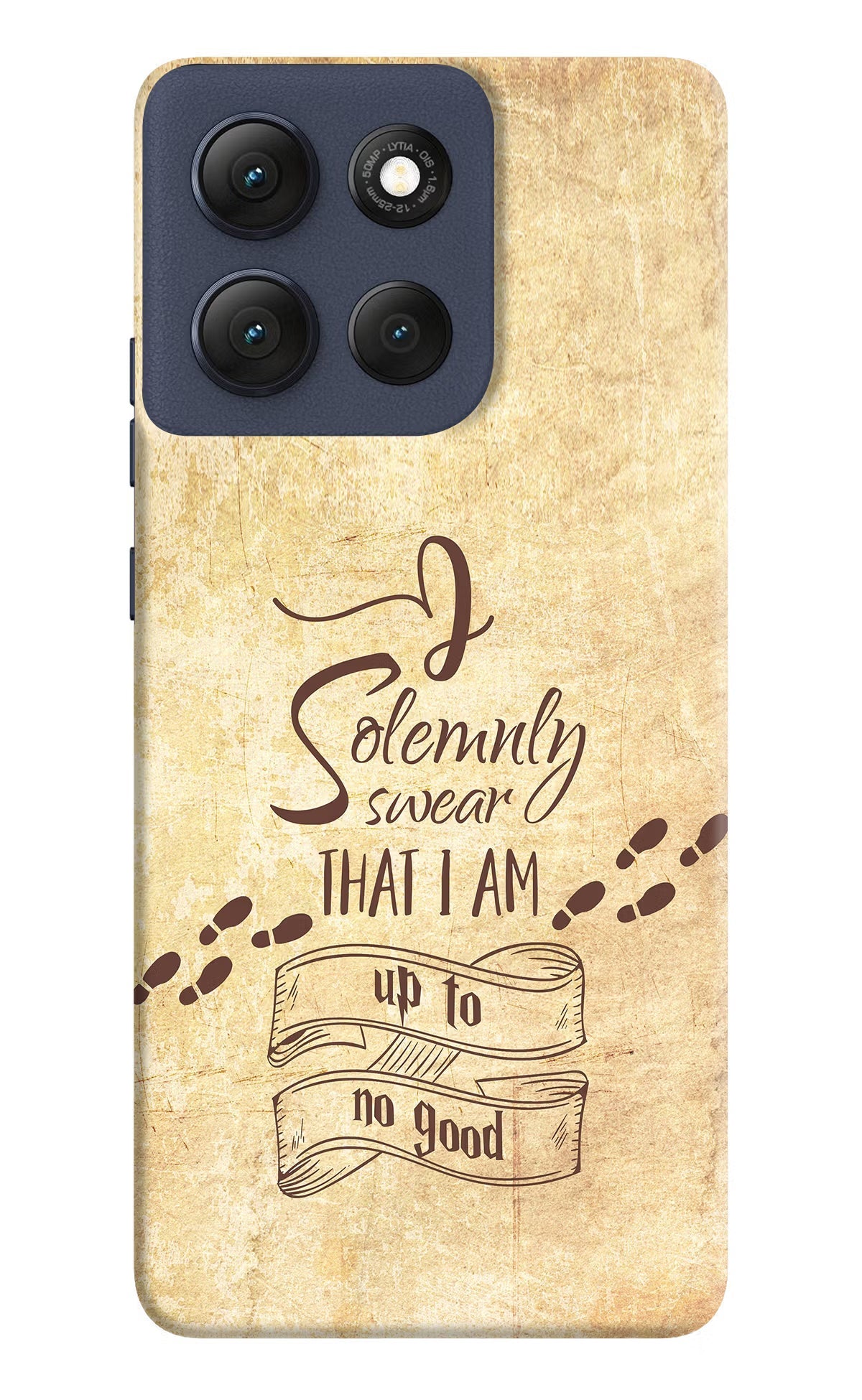 I Solemnly swear that i up to no good Moto G86 Power Back Cover