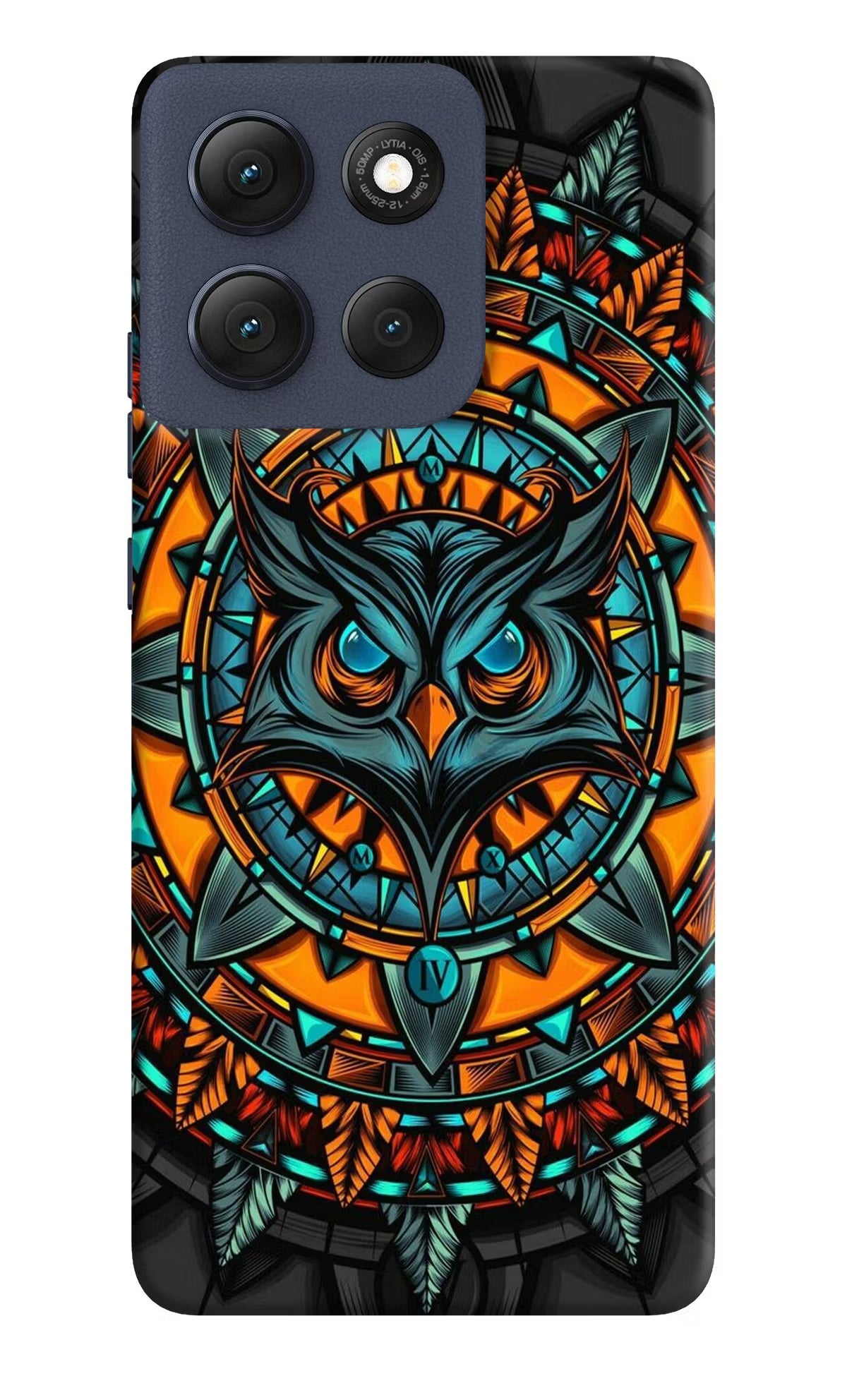 Angry Owl Art Moto G86 Power Back Cover