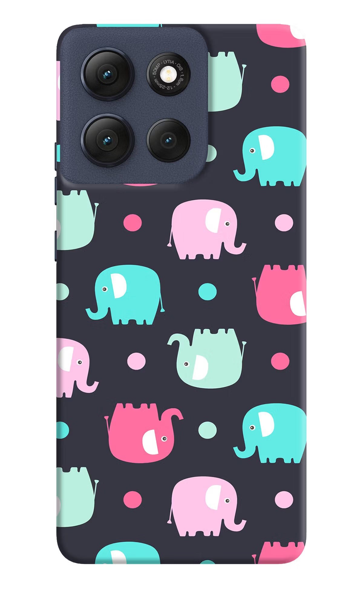Elephants Moto G86 Power Back Cover