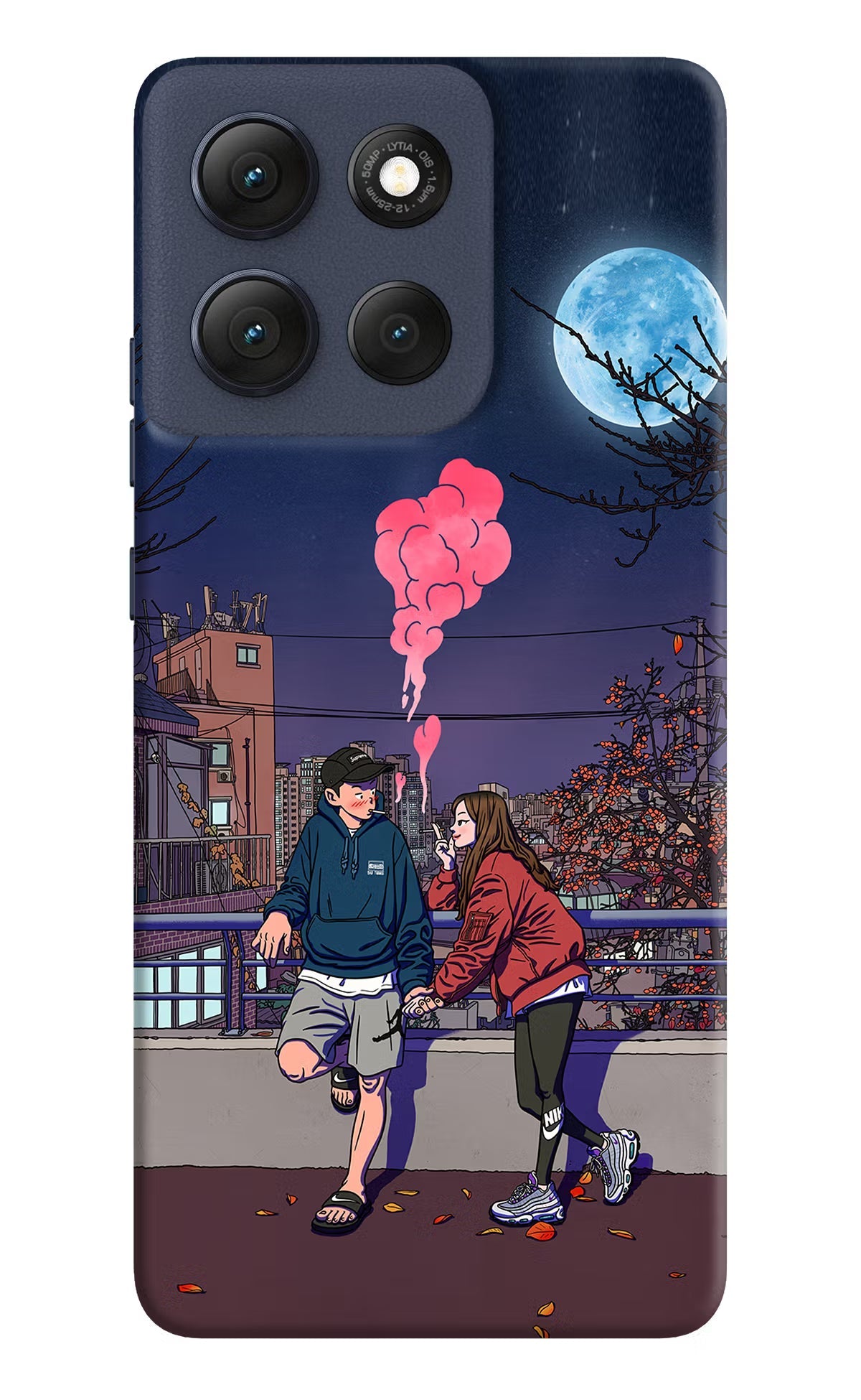Chilling Couple Moto G86 Power Back Cover