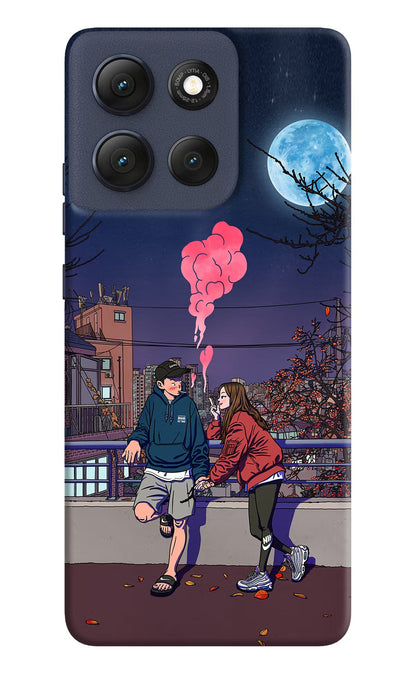 Chilling Couple Moto G86 Power Back Cover