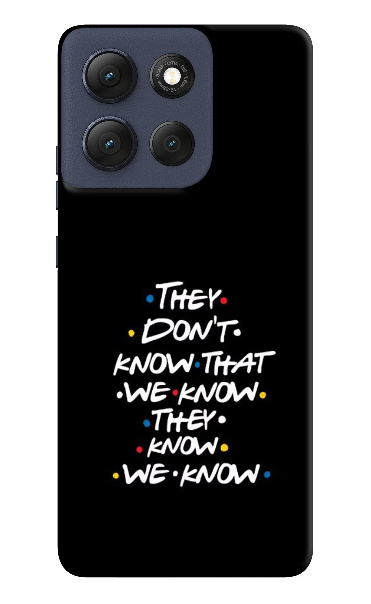 FRIENDS Dialogue Moto G86 Power Back Cover