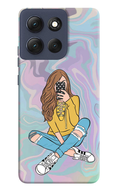 Selfie Girl Moto G86 Power Back Cover