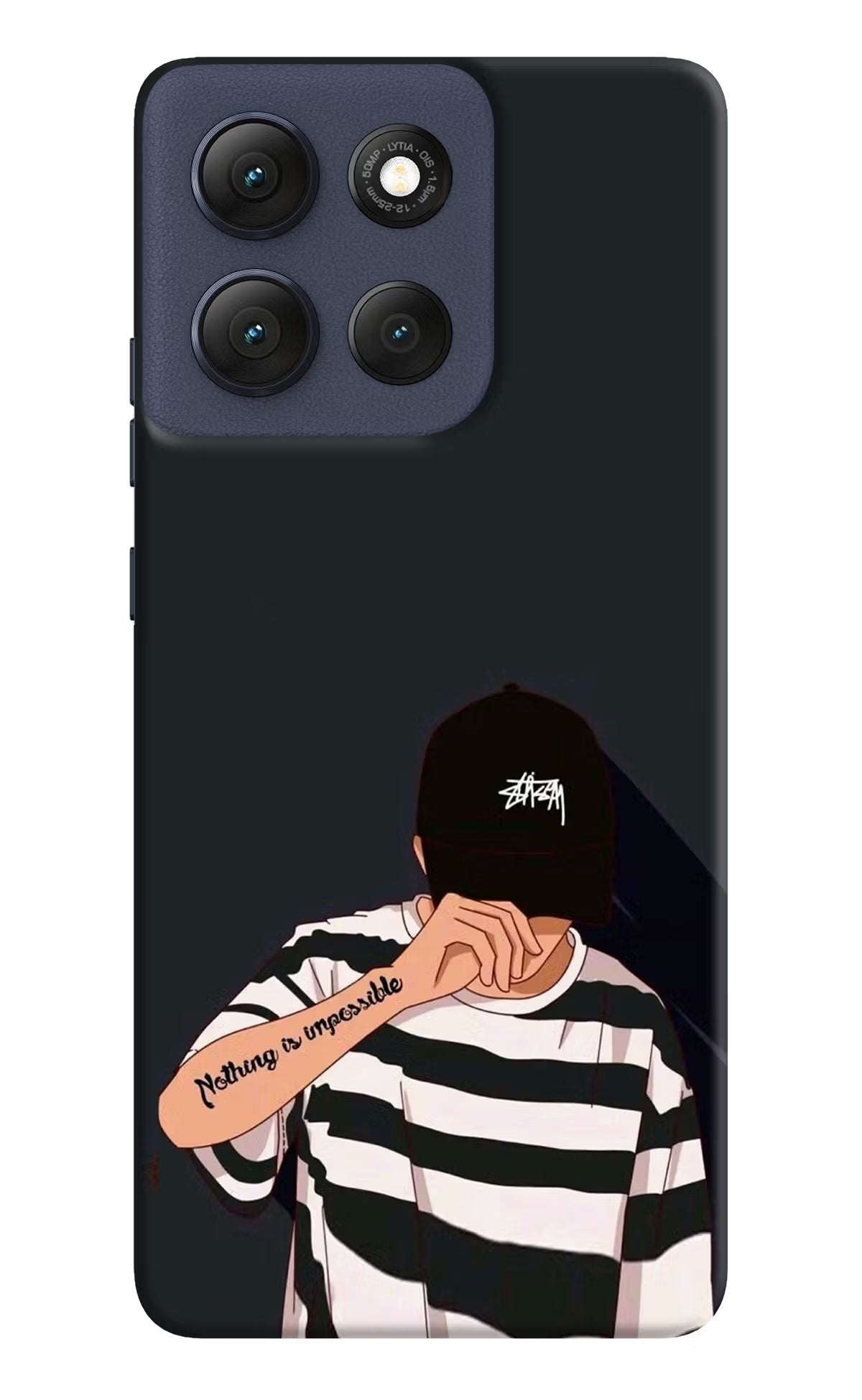 Aesthetic Boy Moto G86 Power Back Cover