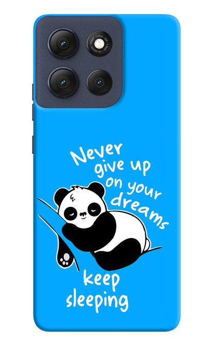 Keep Sleeping Moto G86 Power Back Cover