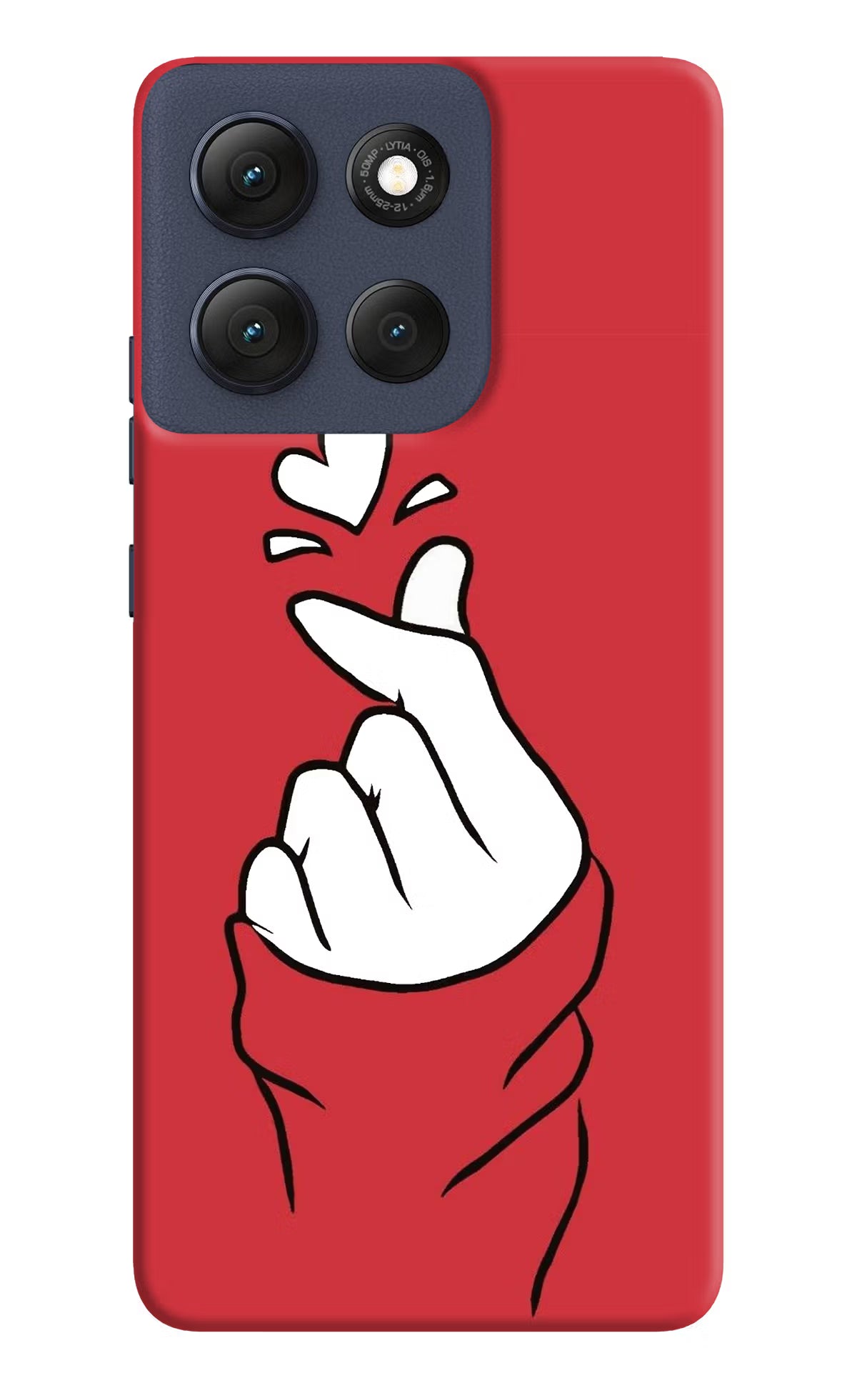 Korean Love Sign Moto G86 Power Back Cover