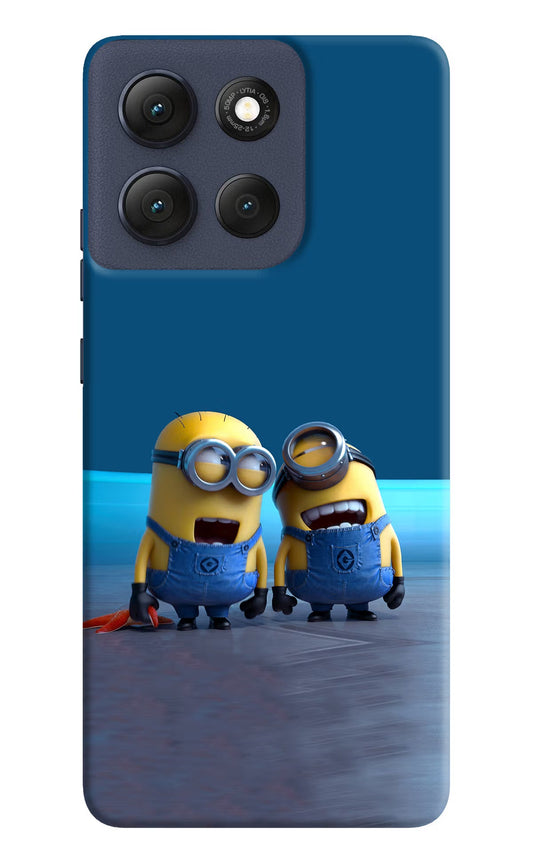 Minion Laughing Moto G86 Power Back Cover