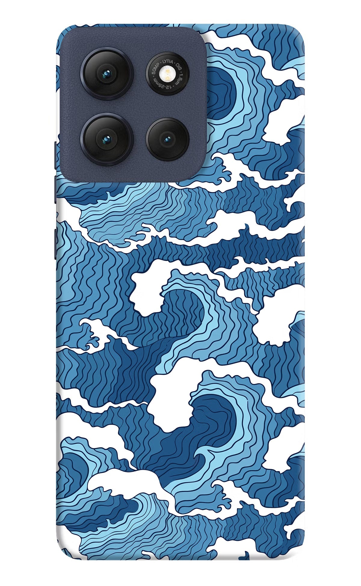 Blue Waves Moto G86 Power Back Cover