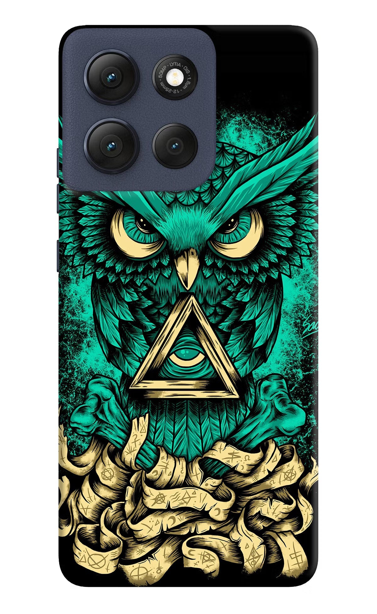 Green Owl Moto G86 Power Back Cover