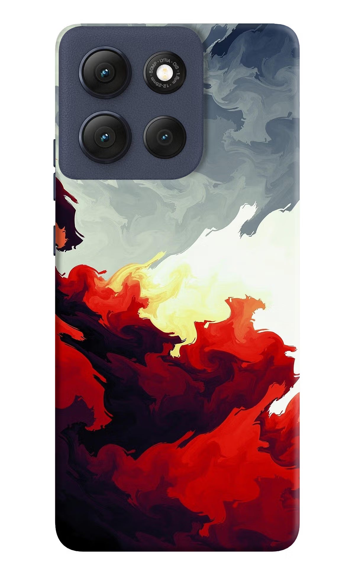 Fire Cloud Moto G86 Power Back Cover
