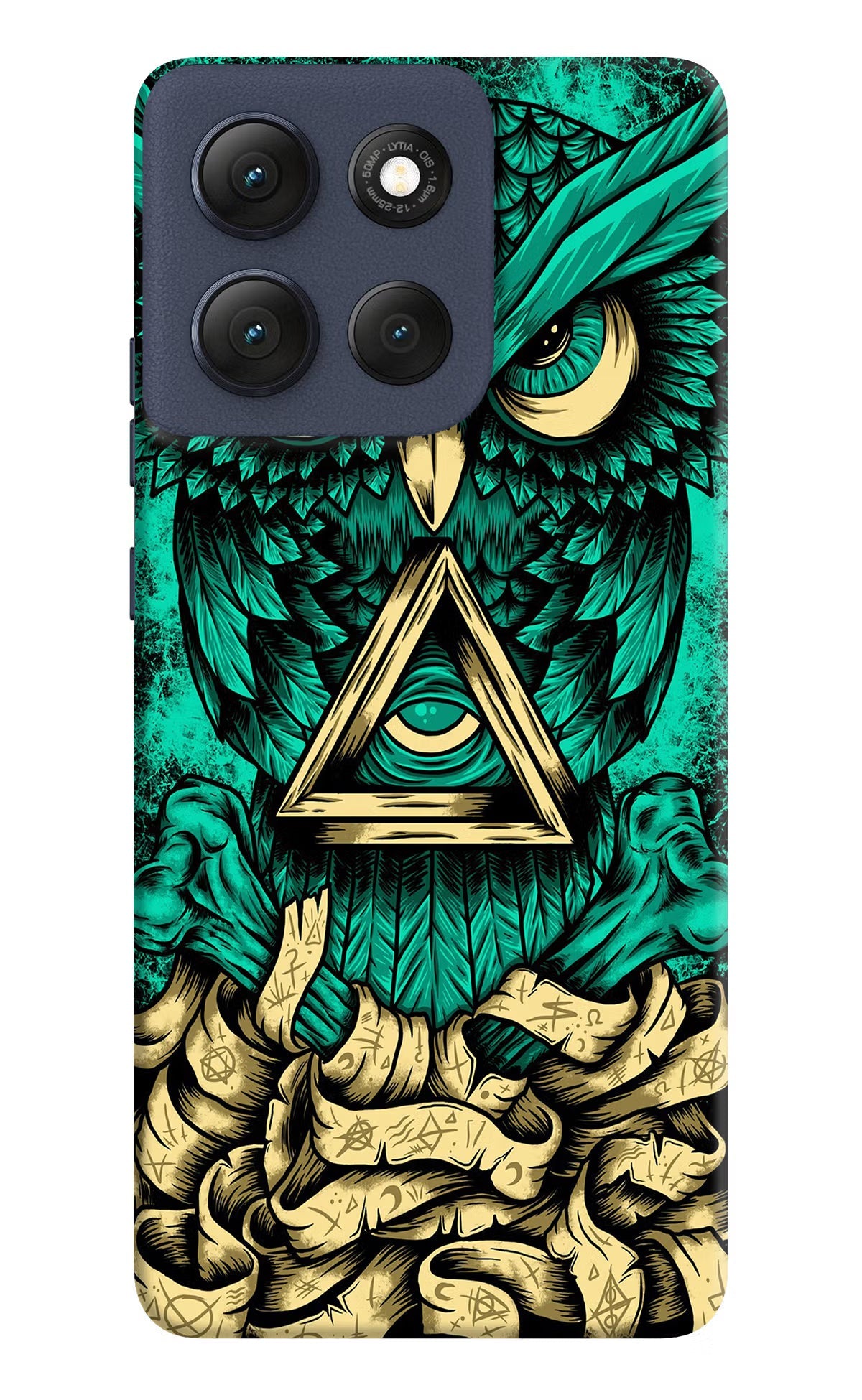 Green Owl Moto G86 Power Back Cover