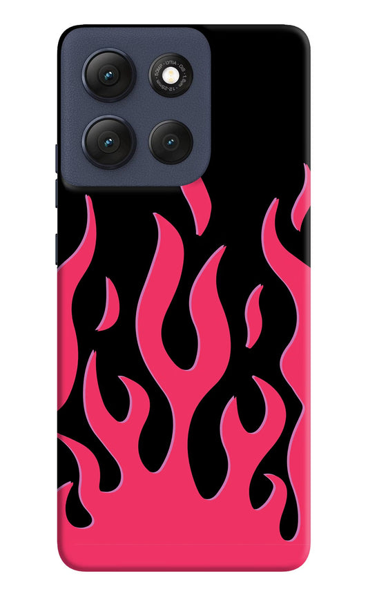 Fire Flames Moto G86 Power Back Cover