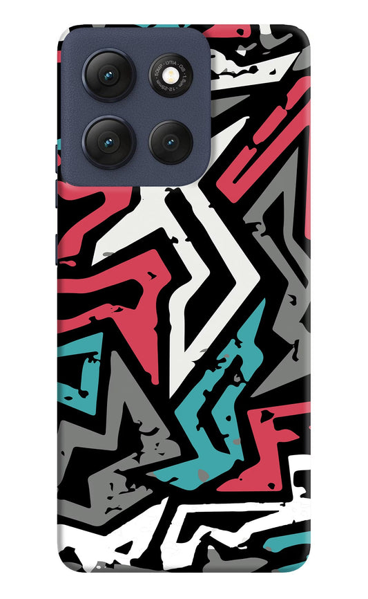 Geometric Graffiti Moto G86 Power Back Cover