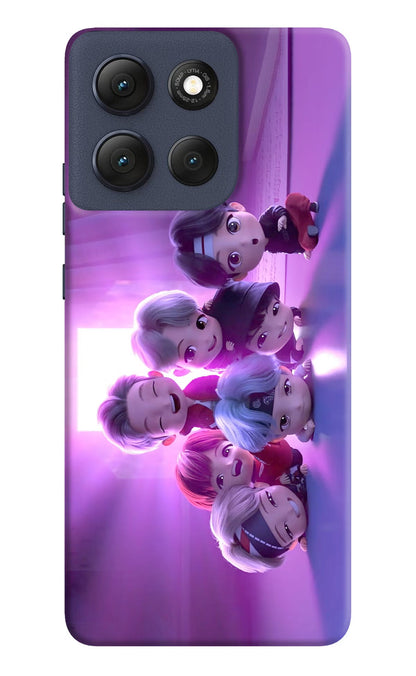 BTS Chibi Moto G86 Power Back Cover