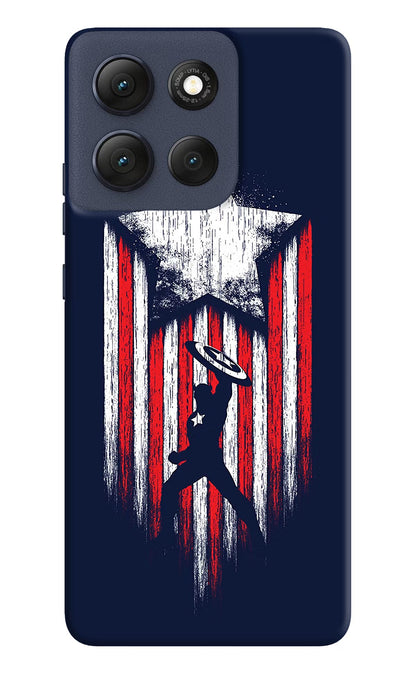 Captain America Marvel Art Moto G86 Power Back Cover
