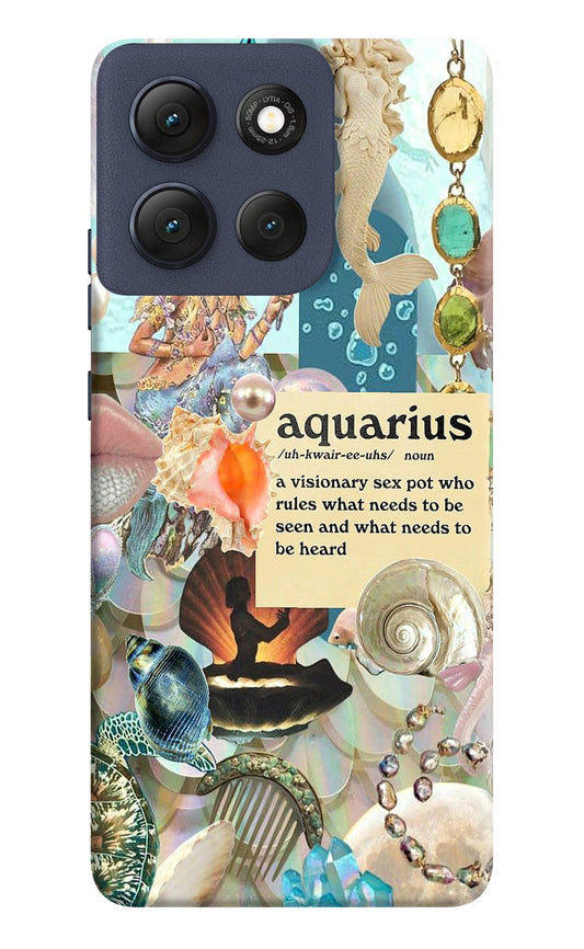 Aquarius Zodiac Moto G86 Power Back Cover