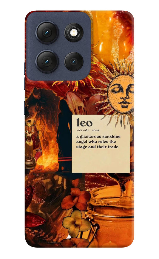 Leo Zodiac Moto G86 Power Back Cover