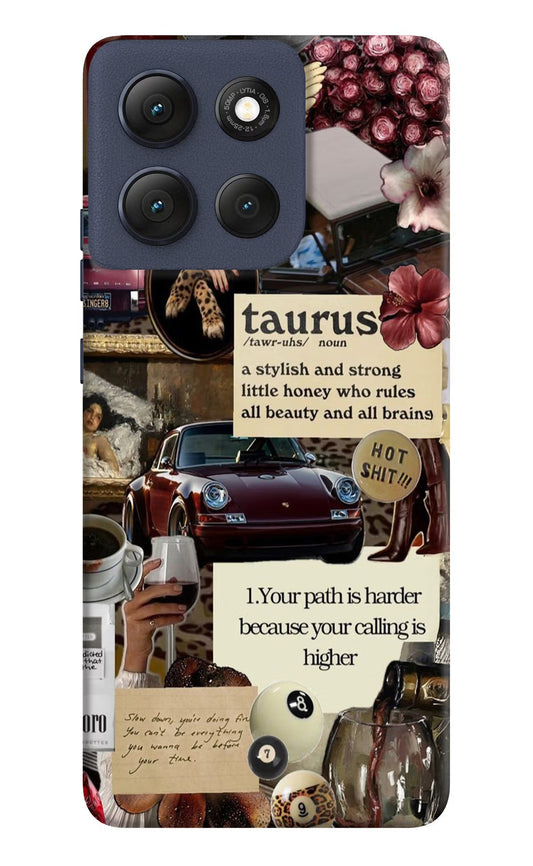 Taurus Zodiac Moto G86 Power Back Cover