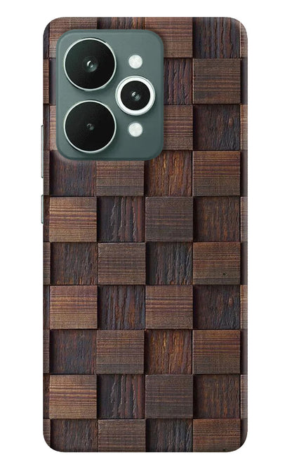 Wooden Cube Design Realme 15 Back Cover