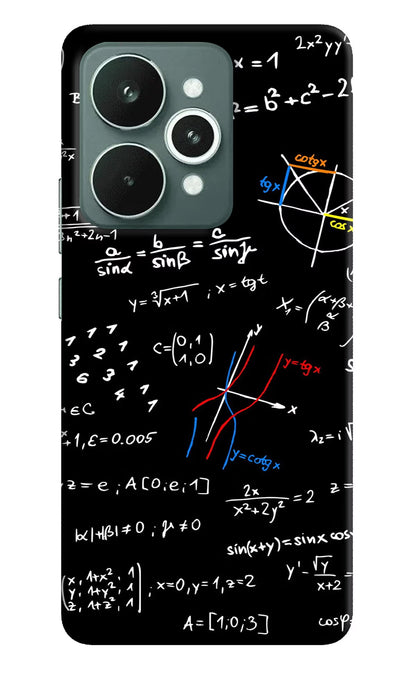 Mathematics Formula Realme 15 Back Cover