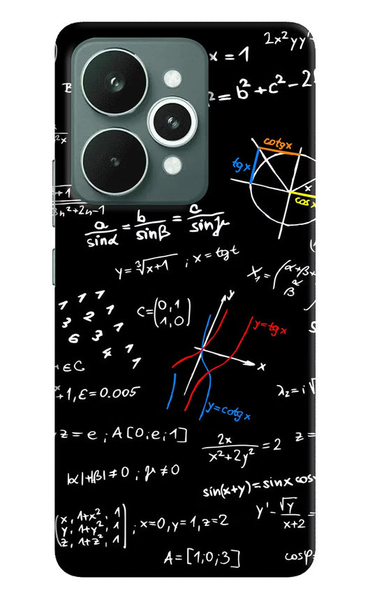 Mathematics Formula Realme 15 Back Cover