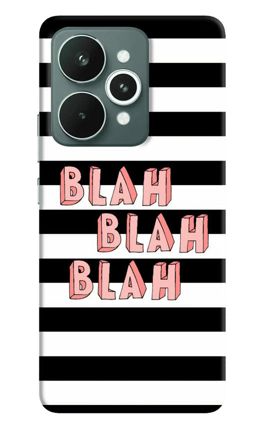 Blah Blah Blah Realme 15 Back Cover