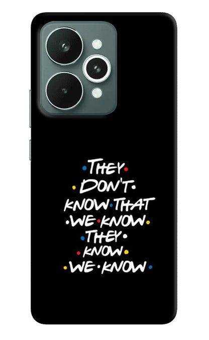 FRIENDS Dialogue Realme 15 Back Cover