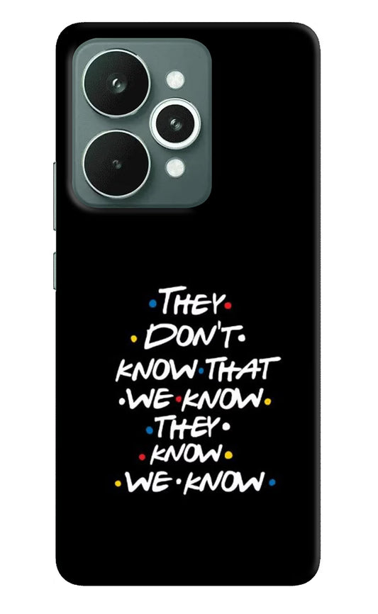 FRIENDS Dialogue Realme 15 Back Cover