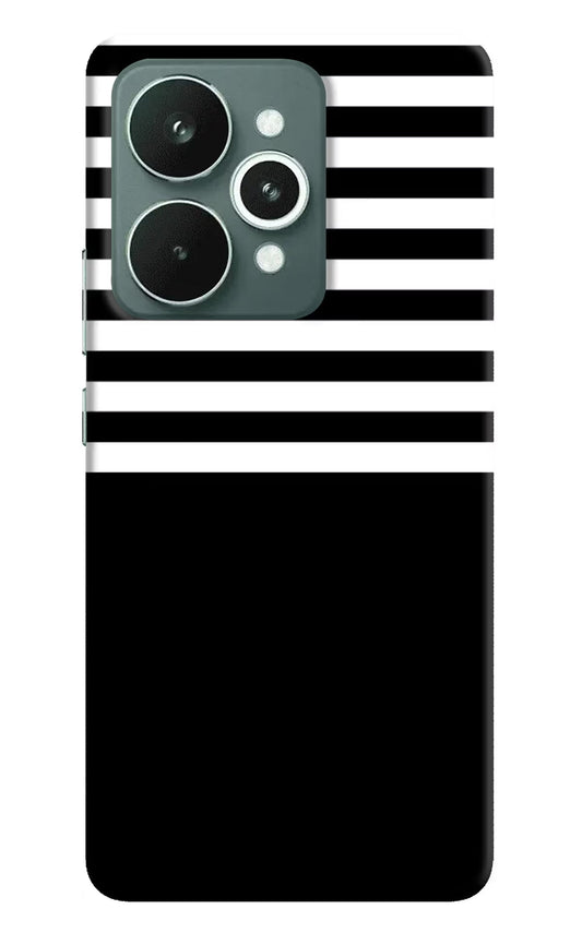 Black and White Print Realme 15 Back Cover