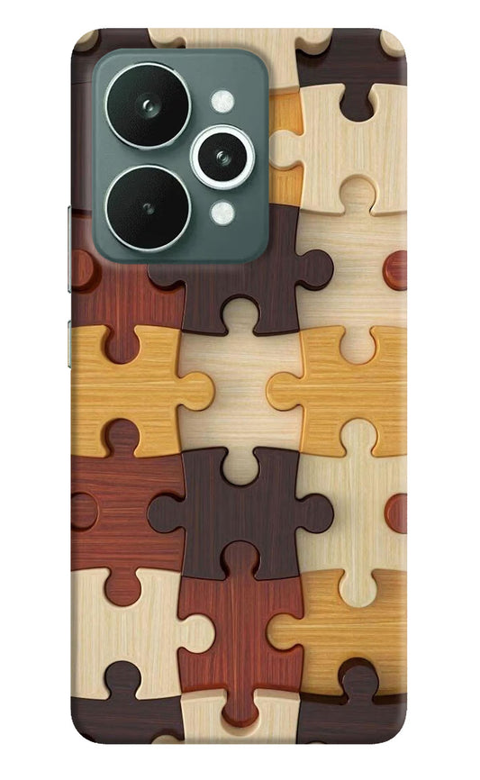 Wooden Puzzle Realme 15 Back Cover