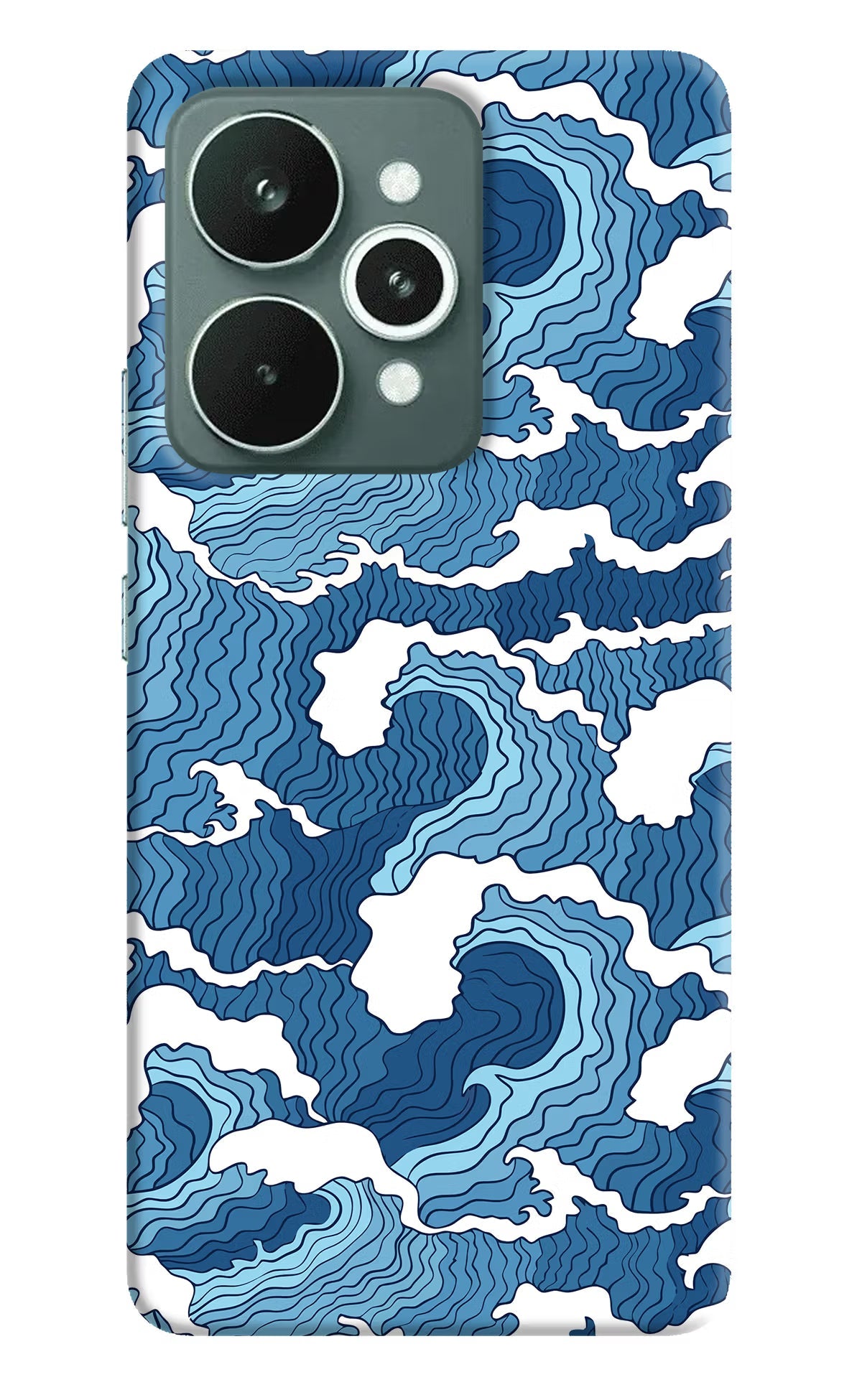 Blue Waves Realme 15 Back Cover