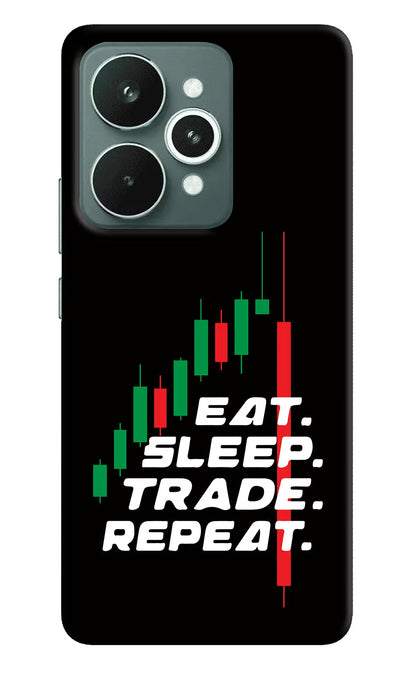 Eat Sleep Trade Repeat Realme 15 Back Cover